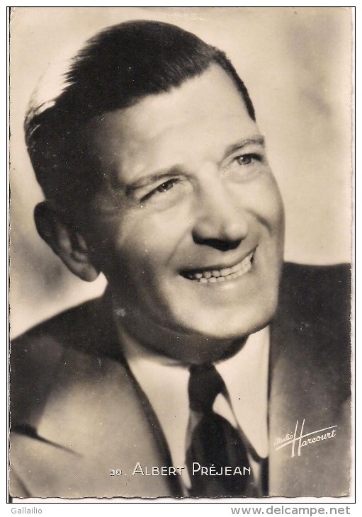 ALBERT PREJEAN  ACTEUR CINEMA  PHOTO STUDIO HARCOURT CPSM NO 38   FORMAT 10 X 15 - Acteurs