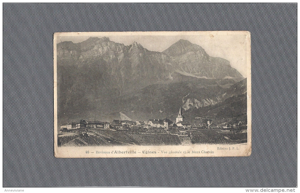 Environs D'Albertville - Ugine - Vue Générale Et Le Mont Charvin - Ugine