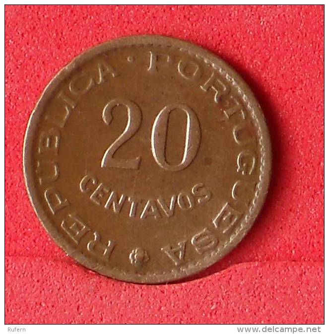 MOZAMBIQUE  20  CENTAVOS  1961   KM# 85  -    (Nº09305) - Mozambique