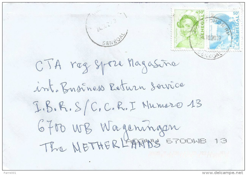 Senegal 2013 Zichinchor Peul Woman 50f 450f Cover - Senegal (1960-...)