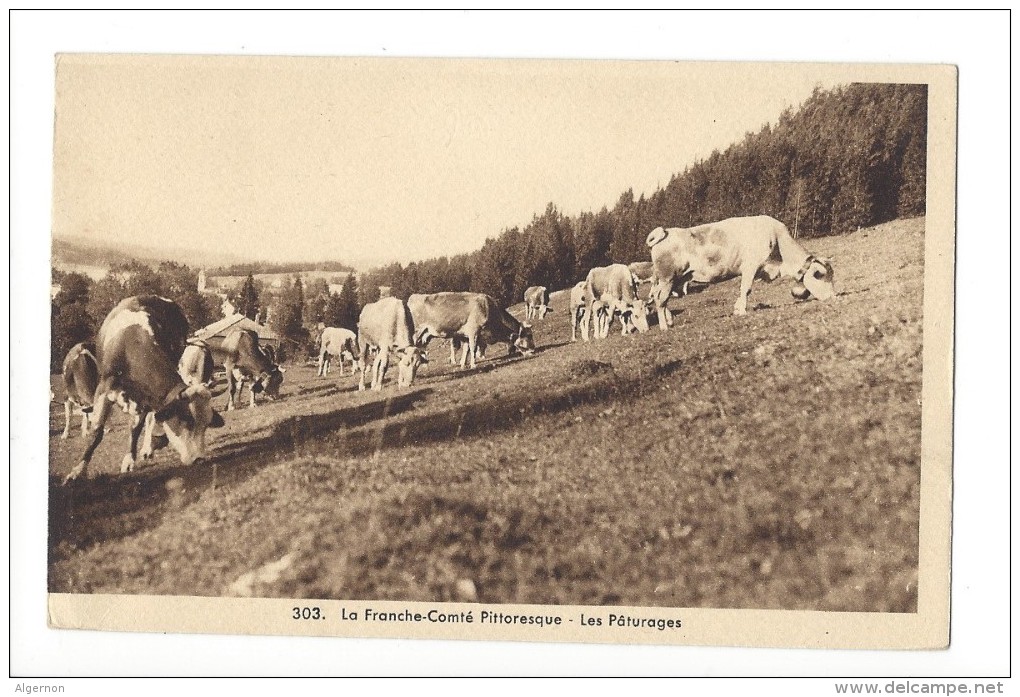 LVA1816 -  La Franche Comté Pittoresque Les Pâturages Troupeau De Vaches - Franche-Comté