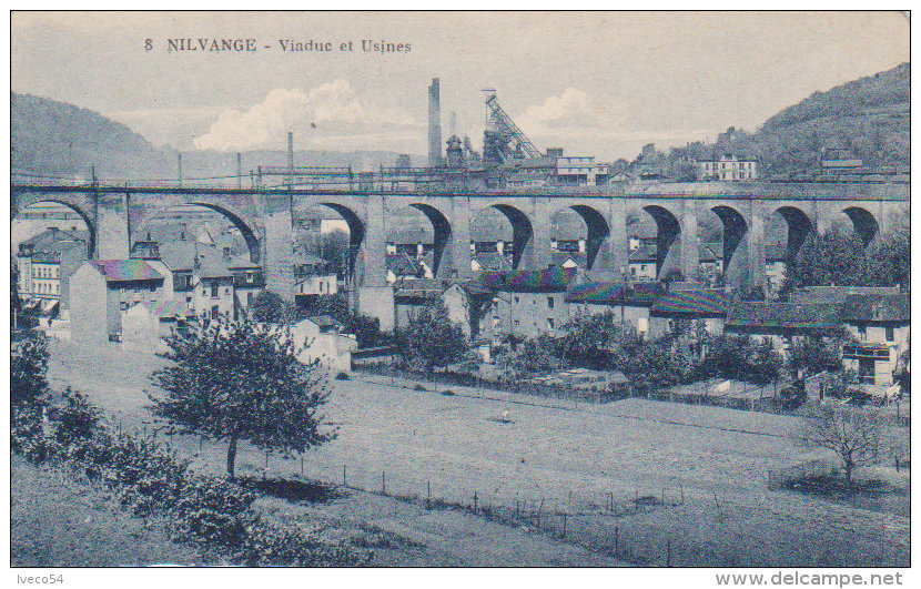 1931   Nilvange " Usines Et Viaduc " - Hayange