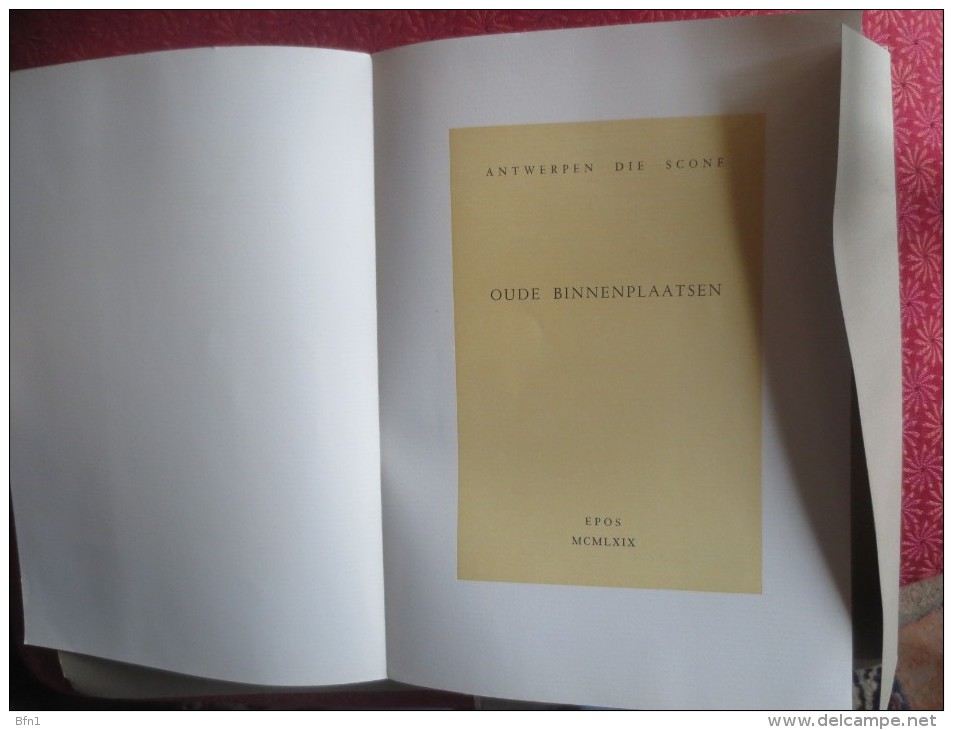 ANTWERPEN DIE SCONE. OUDE BINNENPLAATSEN.  Epos, 1969. VOIR PHOTOS - Geografía