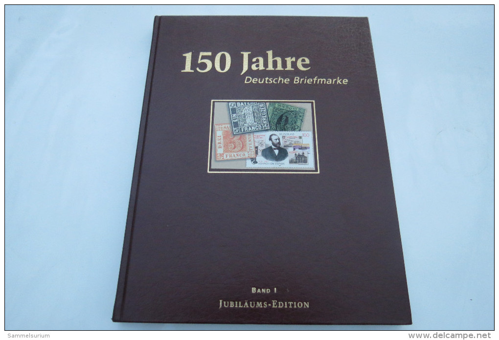 "150 Jahre Deutsche Briefmarke" Band 1 Der Jubiläums-Edition, Goldschnitt - Filatelia