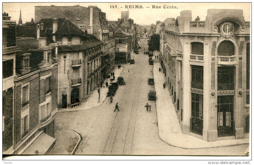 N°40770 -cpa Reims -rue Cérès- - Reims