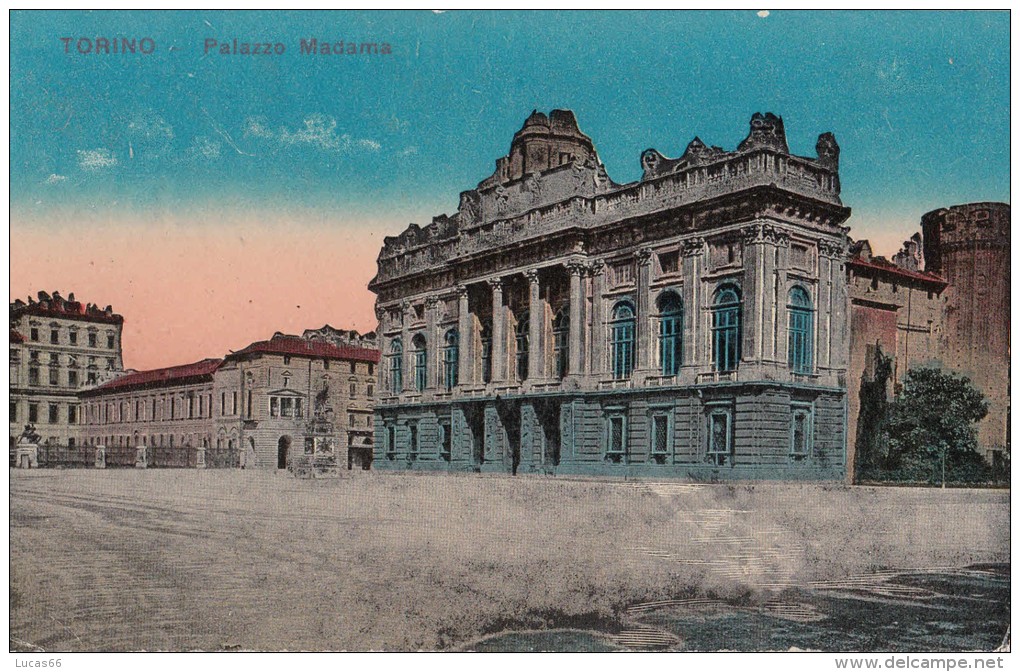 1920 CIRCA TORINO PALAZZO MADAMA - Palazzo Madama