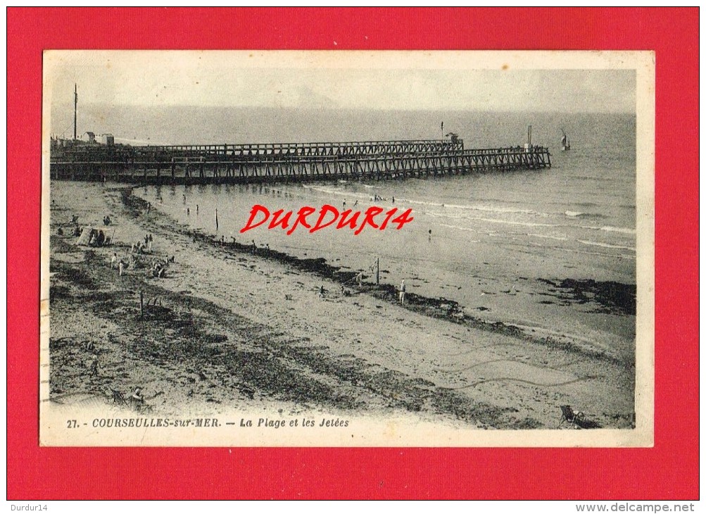 Calvados - COURSEULLES SUR MER - La Plage Et Les Jetées - Courseulles-sur-Mer