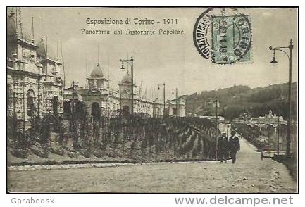 Esposizione Di Torino - 1911 - Panorama Dal Ristorante Popolare. - Ausstellungen