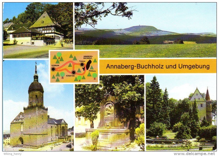 Annaberg Buchholz - Mehrbildkarte 4 - Annaberg-Buchholz