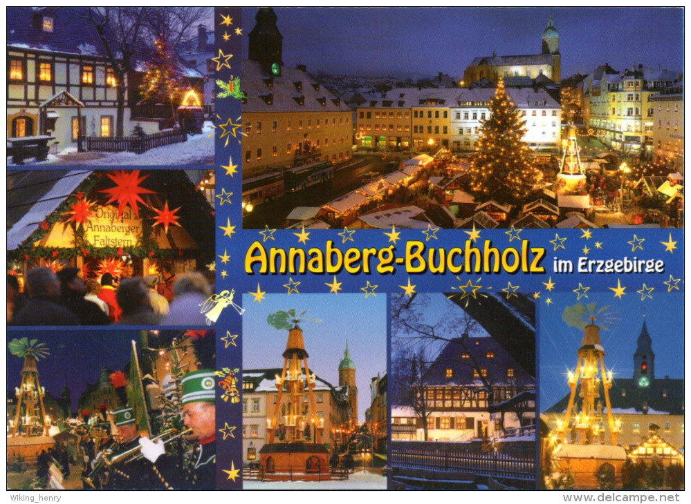 Annaberg Buchholz - Mehrbildkarte 8 - Annaberg-Buchholz