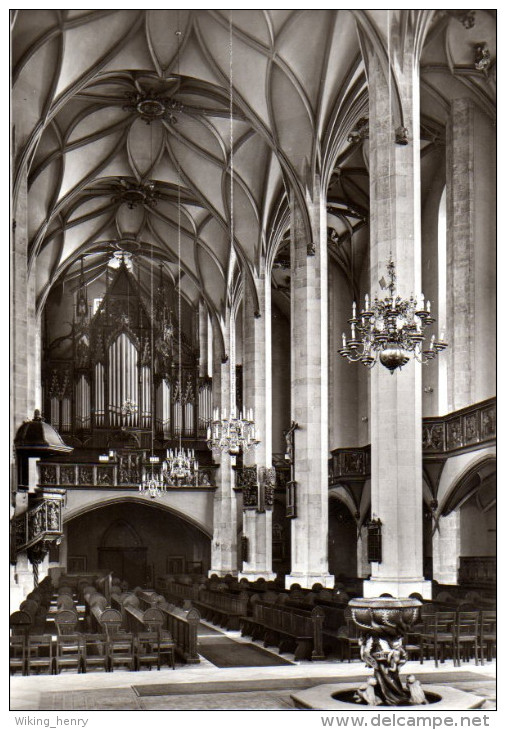 Annaberg Buchholz - S/w Stadtkirche St Annen Blick Zur Orgel - Annaberg-Buchholz