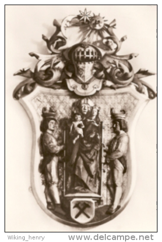 Annaberg Buchholz - S/w Stadtwappen In Der St Annenkirche - Annaberg-Buchholz