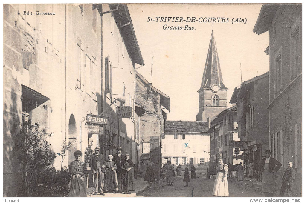 ¤¤  -   SAINT-TRIVIER-de-COURTES    -  Grande-Rue   -  Café " Gallet "   -  ¤¤ - Sin Clasificación