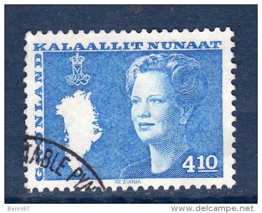 GROENLAND Greenland 1988 Reine Queen  Yv 168 OBL - Gebruikt