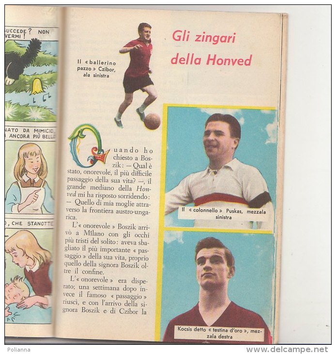 PES@38 SELEZIONE Dello SCOLARO N.3-1957/fumetti Pecos Bill/auto ALFA SPRINTJAGUAR/Olimpiadi/Ca Lcio :zingari Della Honve - Teenagers & Kids