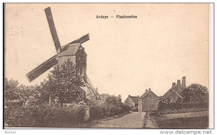 ARDOOIE ARDOYE PLAATS MOLEN FELDPOSTKARTE 1915 Re 547  Moulin Mühle - Ardooie