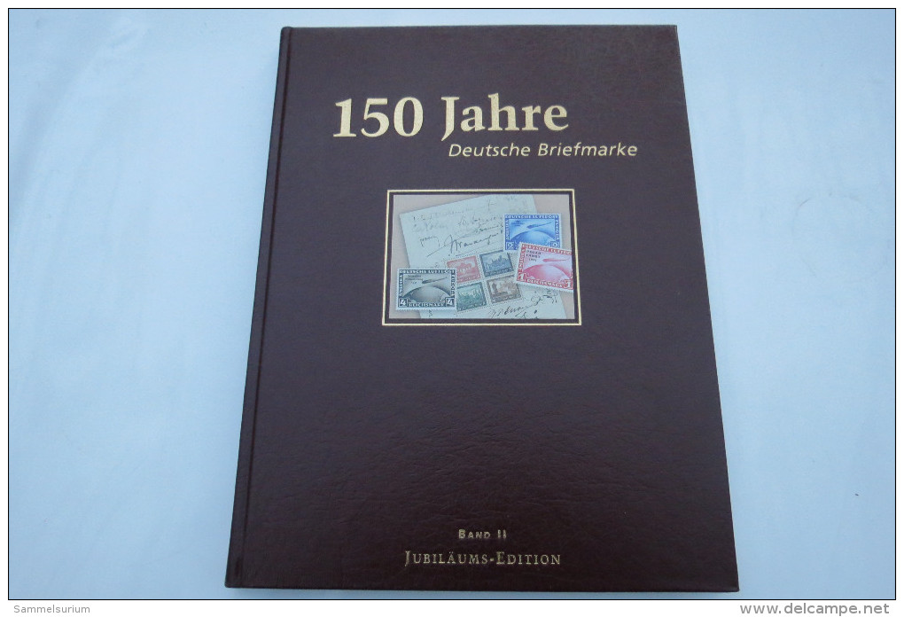 "150 Jahre Deutsche Briefmarke" Band 2 Der Jubiläums-Edition, Goldschnitt - Filatelie