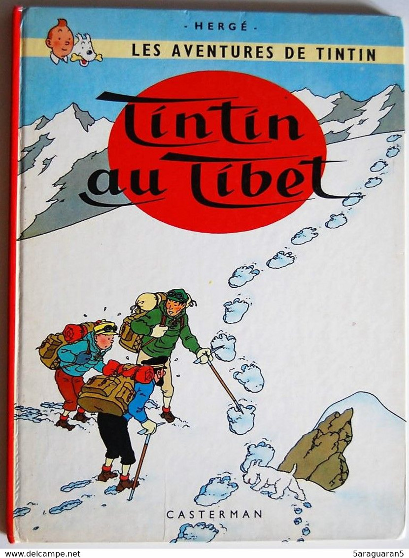BD TINTIN - 20 - Tintin Au Tibet - B39 - Rééd. 1971 - Tintin