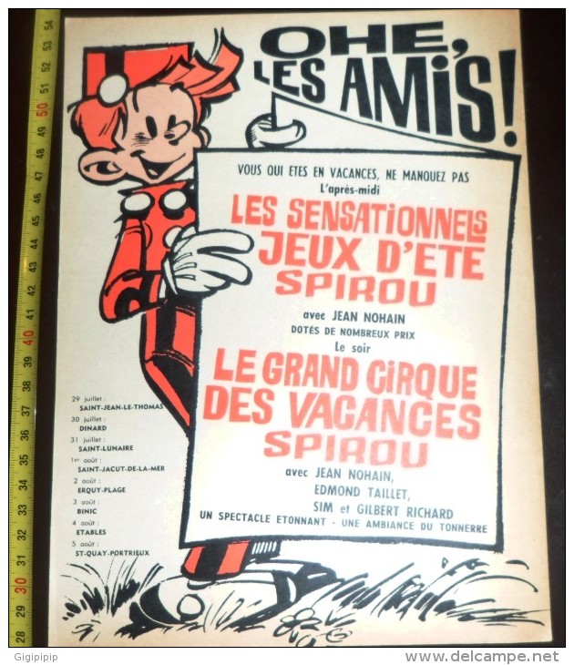 CIRQUE SPIROU SAINT JEAN LE THOMAS LUNAIRE JACUT DE LA MER DINARD ERQUY PLAGE  BINIC ETAPLES QUAY PORTRIEUX - Collections