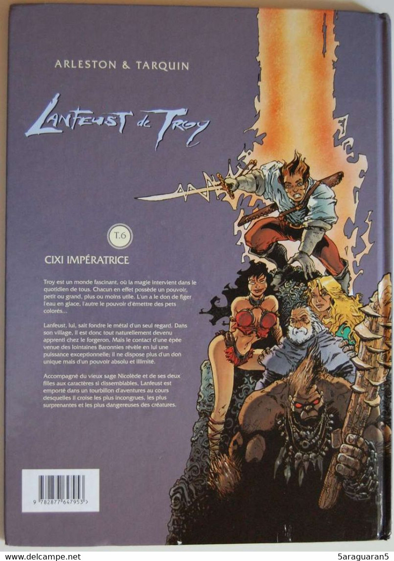 BD LANFEUST DE TROY - 6 - Cixi Impératrice - Rééd. 1998 (deuxième édition) - Lanfeust De Troy