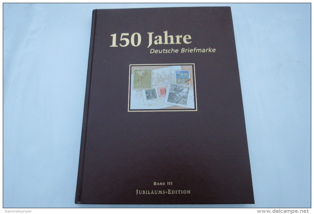 "150 Jahre Deutsche Briefmarke" Band 3 Der Jubiläums-Edition, Goldschnitt - Filatelia