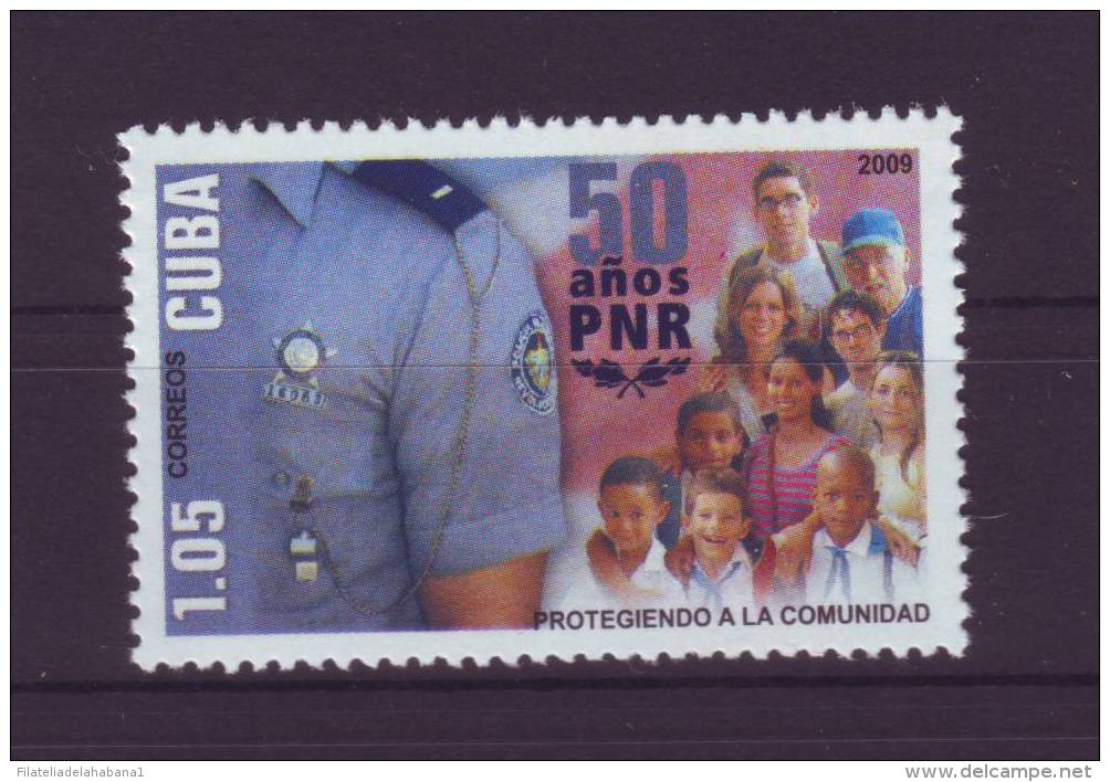 2009.40 CUBA 2009 COMPLETE SET MNH POLICE POLICIA. 50 ANIV PNR - Neufs