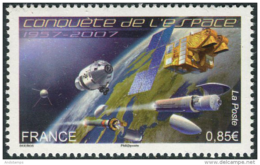 France 2007. Michel #4323 MNH/Luxe. Space  (TS10) - Europe