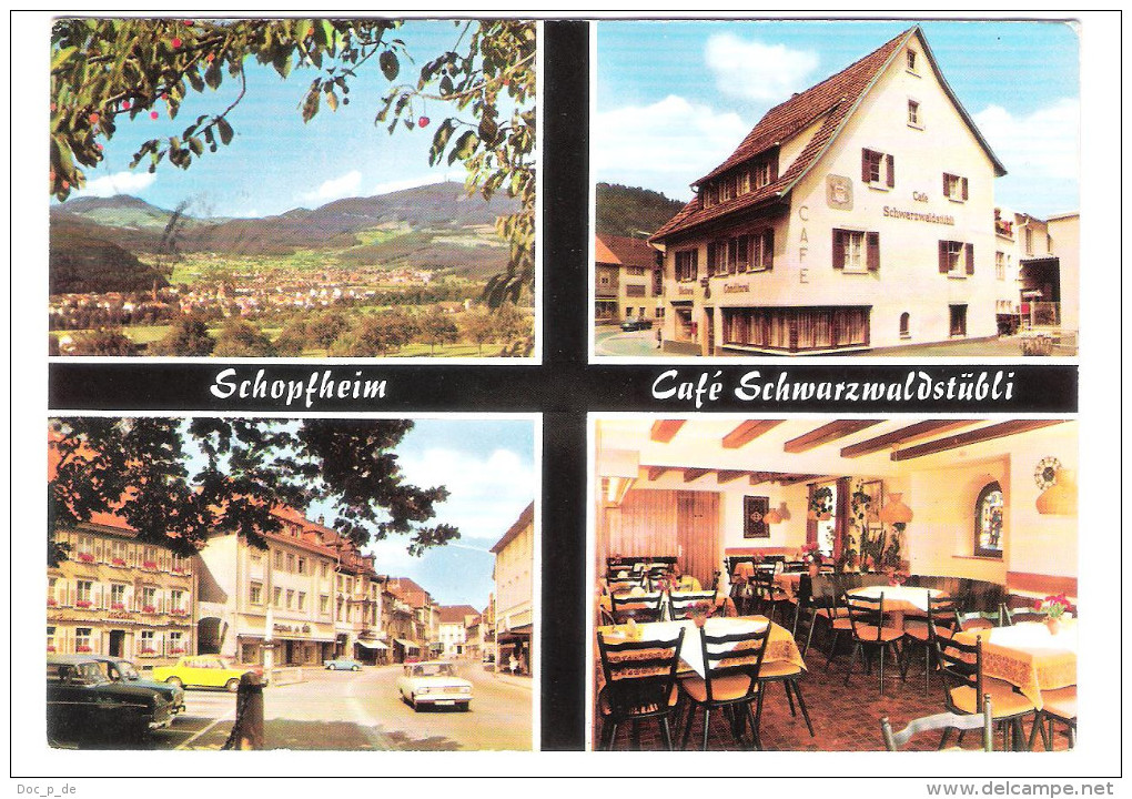 Deutschland - Schopfheim - Bäckerei Konditorei Cafe Schwarzwaldstübli - Hauptstrasse - Inh. Hubert Probst - Schopfheim