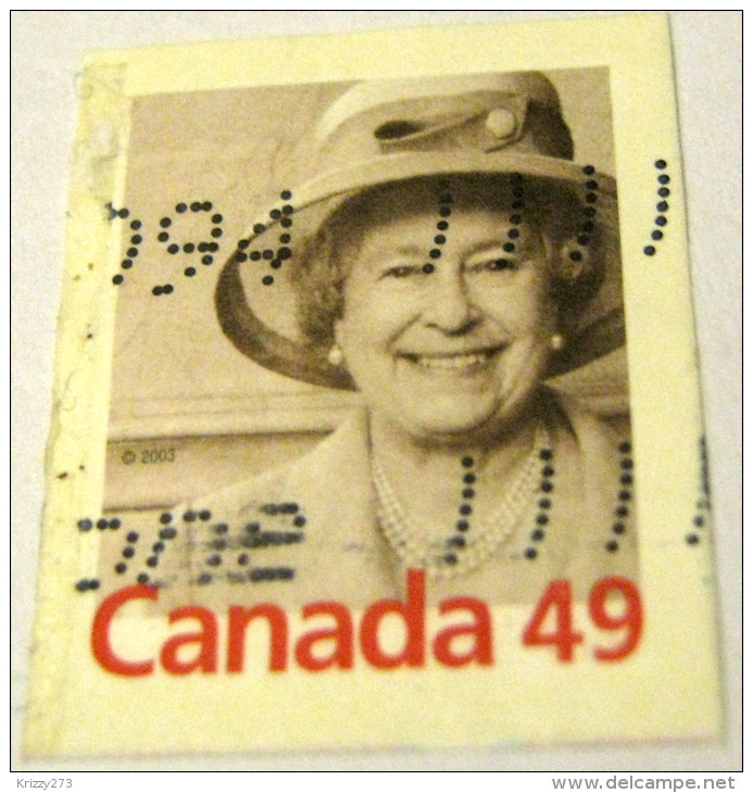 Canada 2012 Queen Elizabeth II 49c - Used - Usados