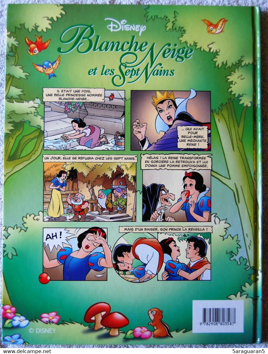 BD WALT DISNEY - BLANCHE NEIGE ET LES 7 NAINS - Edition Dargaud 2001 - Disney