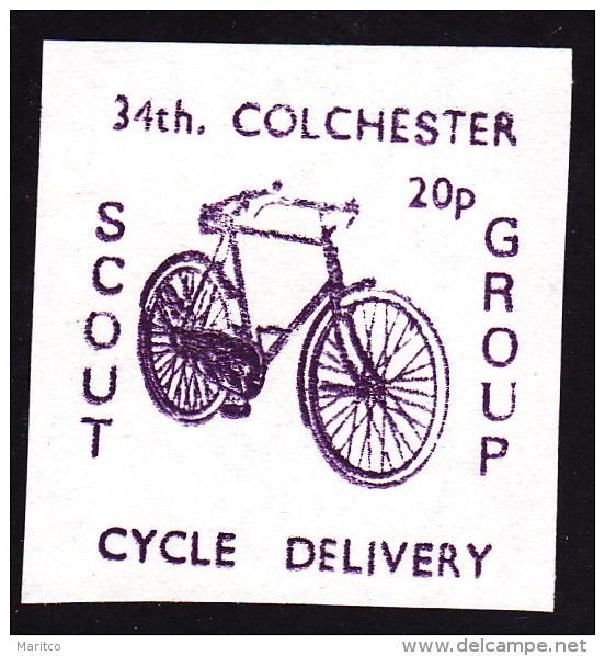 GB Local 1990 Colchester Scout Group Cycle Delivery 20P   - Bicycle Velo Fahrrad - - Wielrennen