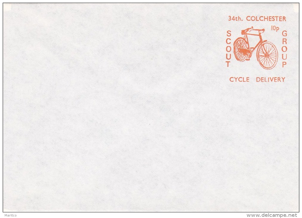 Stationary  GB Local 1990 Colchester Scout Group Cycle Delivery 10P   - Bicycle Velo Fahrrad - - Vélo