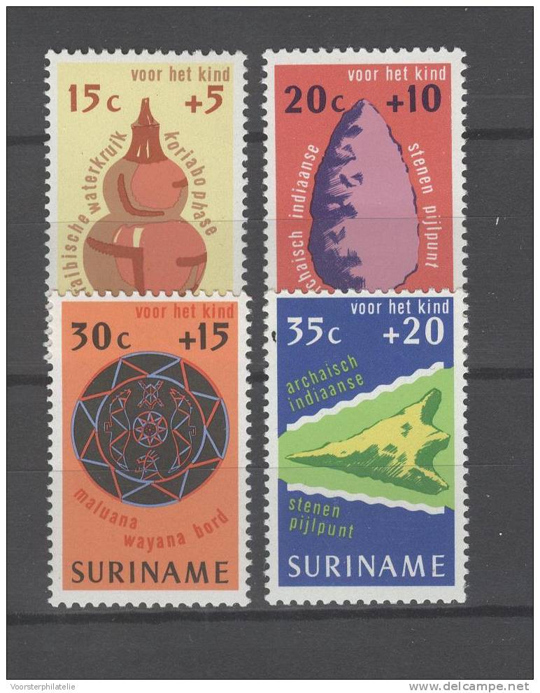 SURINAME 1975 NVPH 649-52 KIND CHILD ENFANT - Suriname ... - 1975