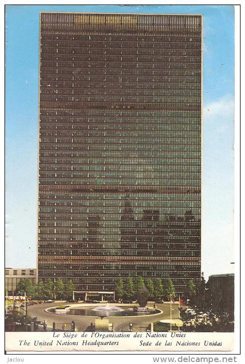 NEW YORK LE SIEGE DE L'ORGANISATION DES NATIONS UNIES REF 40465 - Other Monuments & Buildings