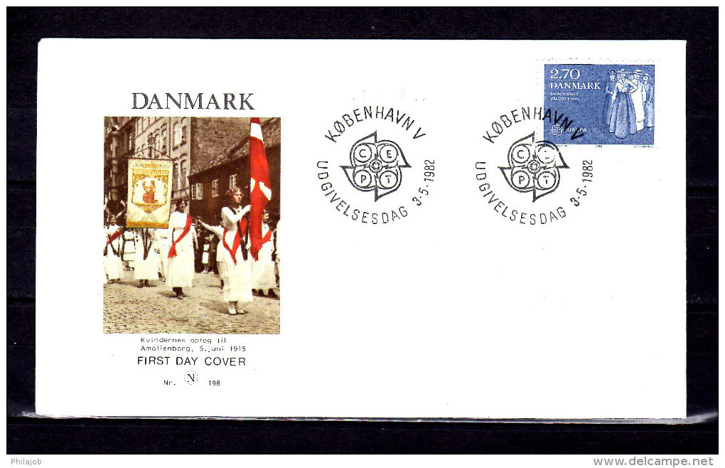 DANEMARK 1982 FDC " EUROPA 1982 " En Parfait état. - FDC