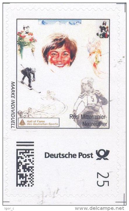 Germany Deutschland - Rosi Mittermaier - Alpine Skiing Olympic 1968 1972 1976 Personalized Individuell - Ski