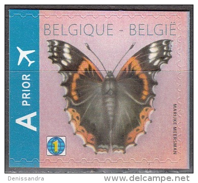 Belgique 2013 COB 4322 Neuf ** Cote (2016) 2.50 Euro Papillon Vanessa Atalanta - Unused Stamps