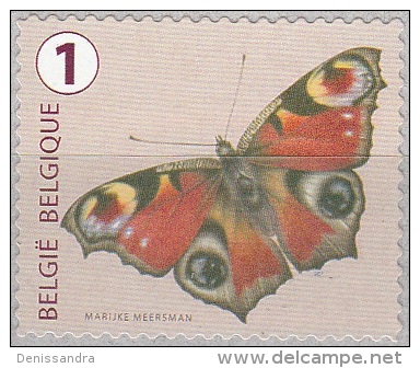 Belgique 2014 COB 4455 Neuf ** Cote (2016) 1.50 Euro Papillon Aglais Io - Neufs