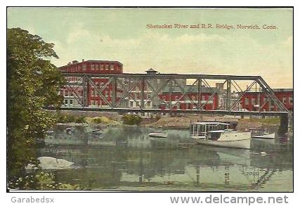 Shetucket River And R.R. Bridge, Norwich, Conn. - Autres & Non Classés