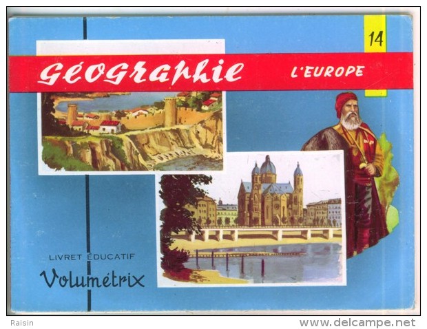 Géographie L'Europe Fiches Didactiques Livret Educatif Volumétrix N°14  26 Pages 48 Images BE - Fichas Didácticas