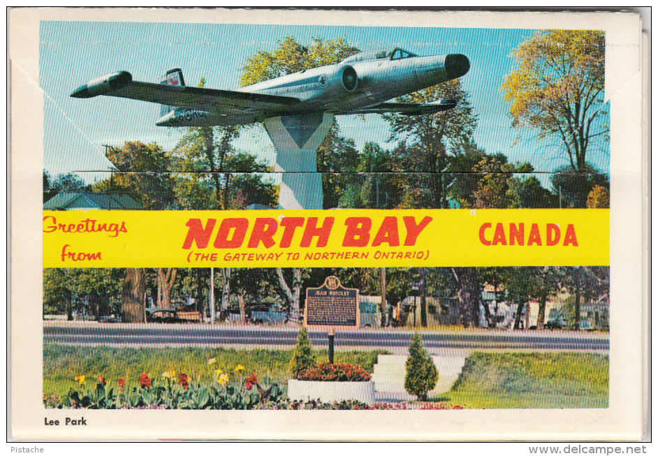 Greetings From North Bay Ontario Canada - Souvenir Folder - 12 Pictures - Good Condition - 2 Scans - North Bay