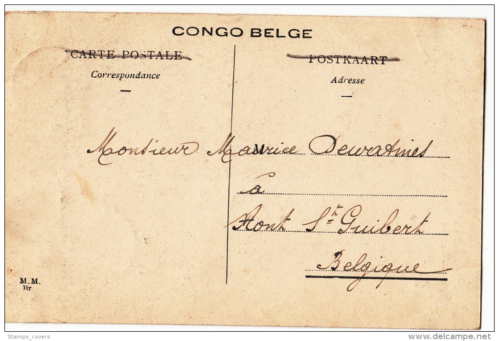 CONGO BELGE 1909 BOMA VERS MONT SAINT -GUIBERT - Congo Belge