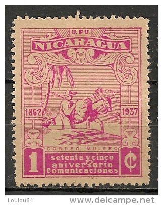 Timbres - Amérique - Nicaragua - 1937 - 1 C. - - Nicaragua