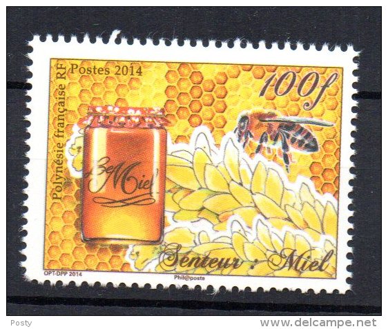 POLYNESIE FRANCAISE - ABEILLE - SENTEUR MIEL -100fr - 2014 - - Ongebruikt