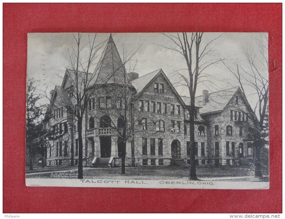 Ohio Oberlin  Talcott Hall    Ref 1592 - Autres & Non Classés