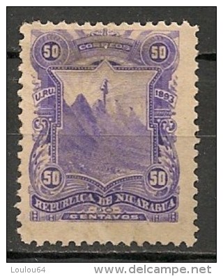 Timbres - Amérique - Nicaragua - 1893 - 50  Centavos - - Nicaragua