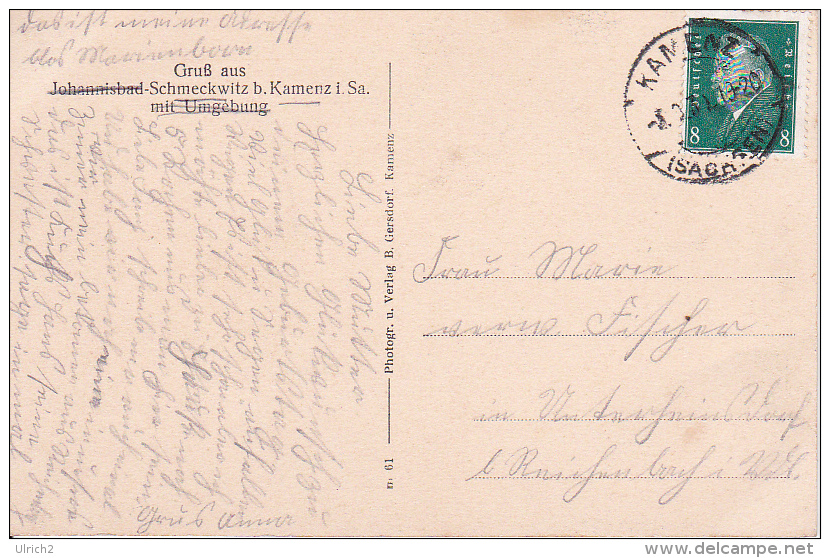 AK Kamenz - Johannisbad Schmeckwitz - Mehrbildkarte - 1930 (9758) - Kamenz