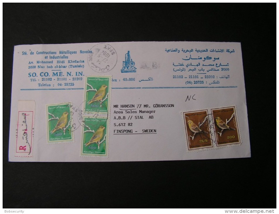 == Tunis , R-cv, Sfax  Birds 1997 - Tunisie (1956-...)