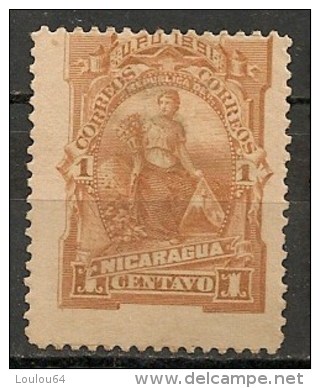 Timbres - Amérique - Nicaragua - 1891 -  1 Centavo - - Nicaragua