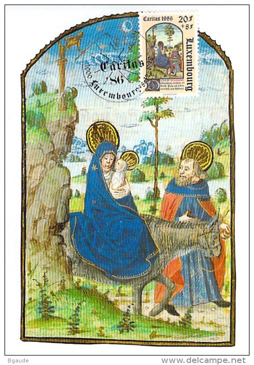 LUXEMBOURG  CARTE  MAXIMUM  NUM-YVERT  1117  ENLUMINURES - Cartoline Maximum